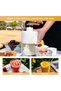 Manual Shaved Ice Shaver and Portable Snow Cone Maker,Hand Operated Crank Slushy Machine with Ice Cube Mold,Small Ice Crusher for Home and Picnic - 3