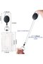2 Pack Vertical 2-Card Badge Holder with Thumb Slots,Hard Transparent PC Case for Office and School - 6