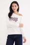 Riverside Printed Boat Neck Bat Sleeve Modal Blouse - 8