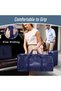 6-Pack Heavy Duty Moving Bags,Waterproof Storage Totes with Reinforced Handles and Dual Zippers,Dark Blue - 6