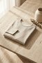 Beige Long Sleeve Cotton Bodysuit - 6
