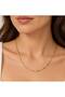 Fine Pebble Stone Model Steel Necklace