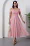 Sweetheart Neckline Low Sleeve Lace Dress Drp2079 - 4