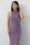 Halter Neck Slit Glitter Dress Drp0013 - 2