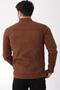 Sleeve Detail Judge Collar Suede Seasonal Coat BL 1710-60286 - 7