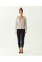 Regular Collarless Long Sleeve Cardigan