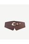 Leather Look Elastic Thick Waist Belt