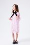 Pink Guipure Bowknot Girl's Dress - Bessie