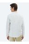 White Striped Regular Fit Long Woven Classic Shirt - 5