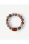 Natural Stone Row Bracelet - 2