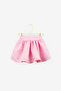 Pink Organza Bow Sleeveless Girls' Double Set - Gale - 7