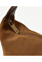 Adjustable Handle Suede Crossbody Bag - 4