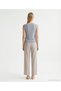 Regular Kayık Collar Low Shoulder Sleeve Sweater - 6