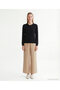 Regular Crew Neck Long Sleeve Cardigan