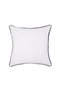 Abstract Patterned Cotton Linen Square Pillow (50X50 cm) - 2