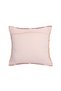 Square Patterned Jute Square Pillow (50X50 cm) - 2