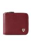 Vi̇ctori̇a İtalyan Mali Genuine Leather Gold Premium Hand Made Zippered Women's Wallet - Women's Card Holder