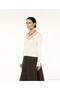 Regular V-Neck Long Sleeve Sweater - 2