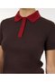 Cotton Regular Polo Collar Short Sleeve Sweater - 4