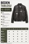 Elastic Waist Oversize Faux Leather Coat Bl 1731_50379 - 7