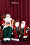 Christmas Santa Claus with Red and Green Fur Decoration 90 cm - 5