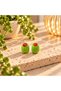 Handmade Murano Olive Beads (2 Pieces)