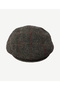 Wool Blend Plaid Fabric Cap