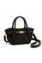 Belt Detail Women's Tiny Nubuck Hand Bag