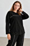 Oşho Style Modal Single Jersey Ribbed Long Sleeve 2-Piece Bottom and Top Set Plus Size - 2