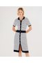 Shirt Collar Knitwear Dress - 3