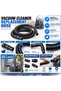 Vacuum Cleaner Replacement Hose for Hitachi with Elbow Connectors, Black Size 2.5 Mtr Flexible Design, Elbow Attachments, Easy Installation, Durable Build, Universal Fit - 2