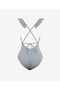 Ruffle Strap Swimsuit - 6