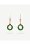 Glass Stone Detailed Dangle Earrings