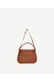 Lock Detailed Leather Shoulder Bag - 3