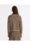 Regular Crew Neck Long Sleeve Cardigan - 5