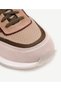 Leather Sneaker with Mesh Detail - 2