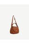 Lock Detailed Leather Shoulder Bag - 2