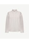 Regular Shirt Collar Long Sleeve Blouse - 6