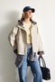 Hooded Regular Fit Cotton Coat with Plaid Lining Detail H3826AX26AU