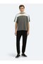 Anthracite Plain Crew Neck T-Shirt - 3
