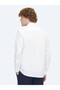 White Regular Fit Long Woven Classic 100% Cotton Shirt - 5