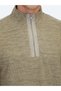 Mink High Collar Striped Sweatshirt - 4