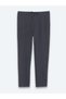 Navy Blue Striped Woven Jogging Fit Casual Trousers - 6