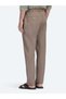 Dark Mink Woven Jogging Fit Casual Cotton Blended Trousers - 5