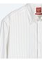 Mink Striped Regular Fit Long Woven Classic Shirt - 8
