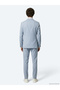 Blue Plain Modern Fit Suit - 5