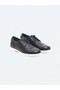 Black Leather Smart Casual Shoes - 2