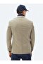 Mink Striped Comfort Fit Wool Blend Jacket - 5
