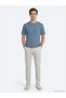 Blue Striped 100% Cotton T-Shirt - 2
