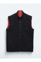 Red Regular Fit High Collar Knitted Reversible Sports Vest - 8